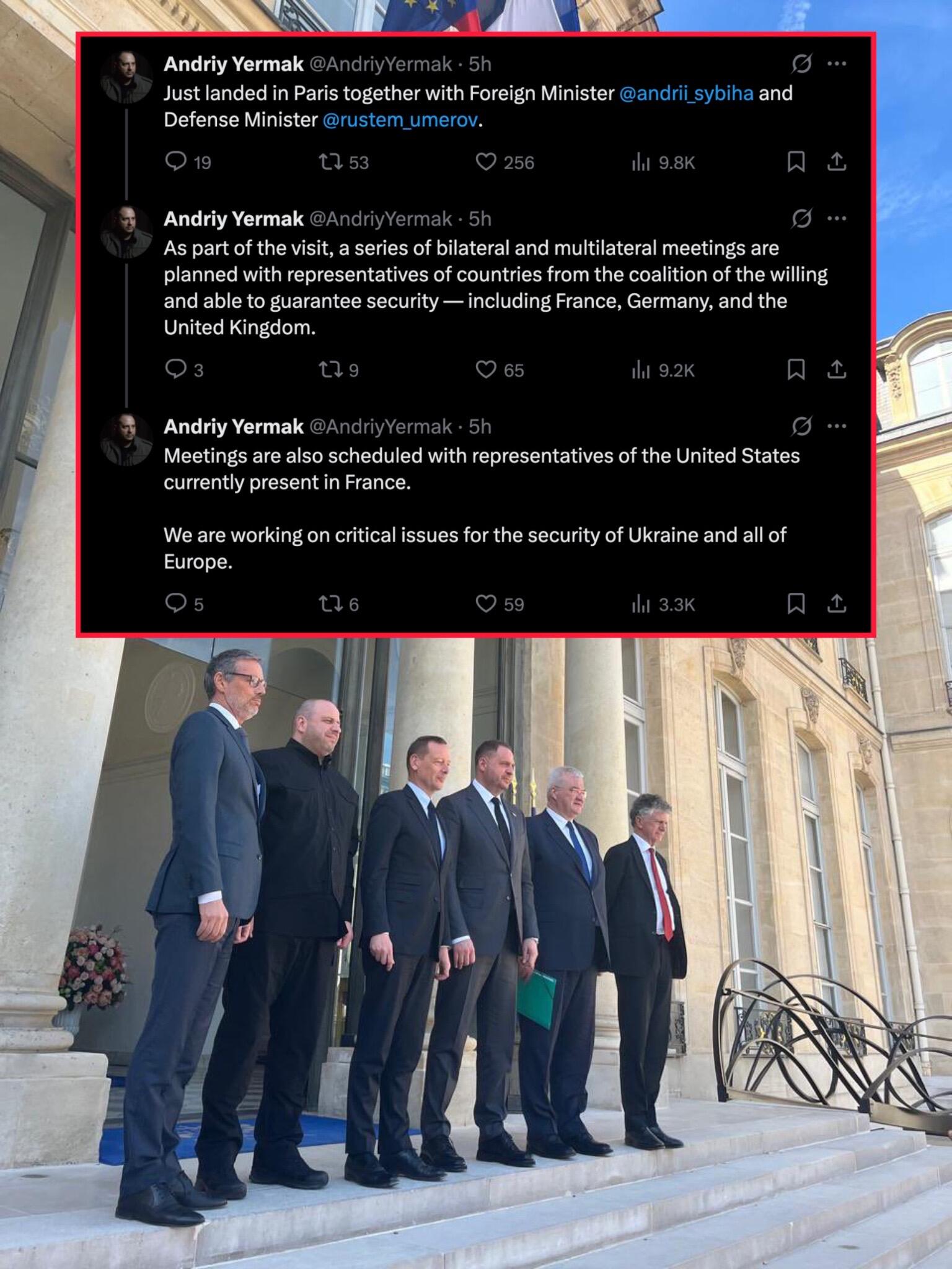 Ukrainian Delegation Joins Macron’s Paris…
