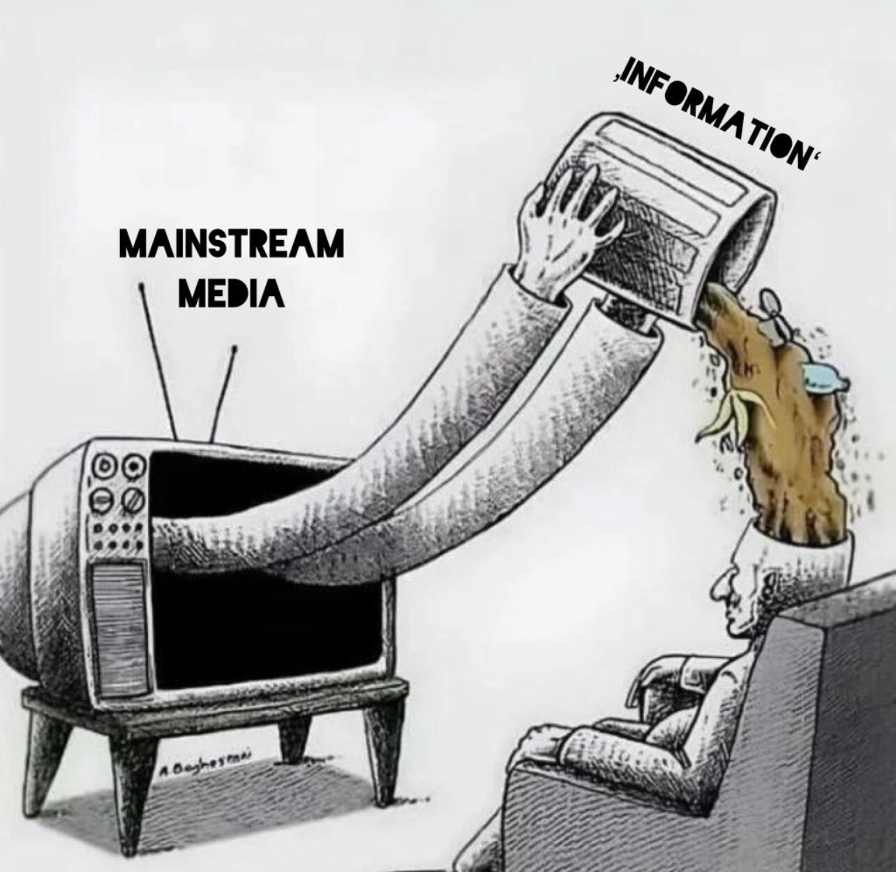 Mainstream media is an extension of…