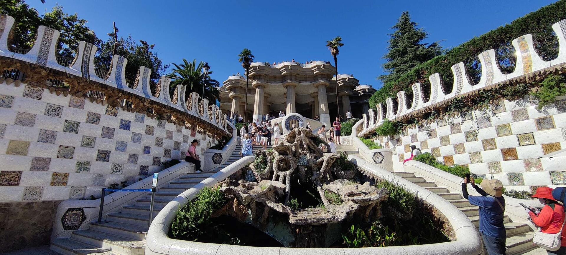 Park Güell, Barcelona, Spain.