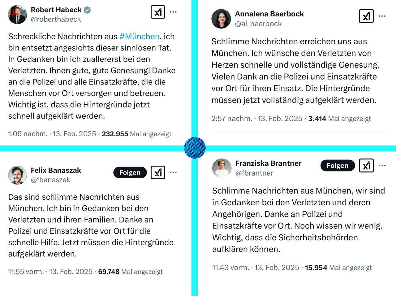 Immer die gleichen Phrasen. Es wird…