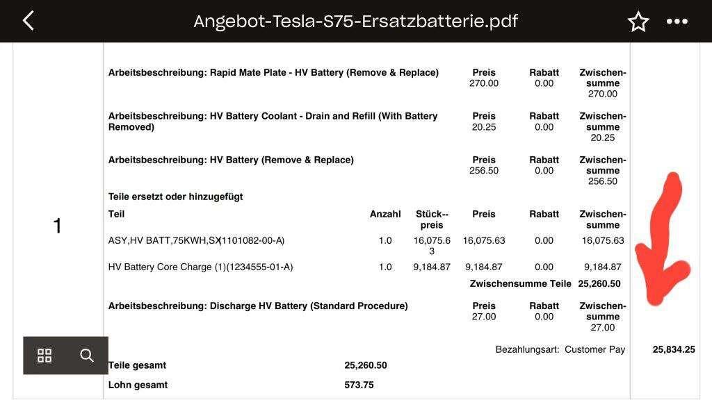 Batteriewechsel bei #Tesla