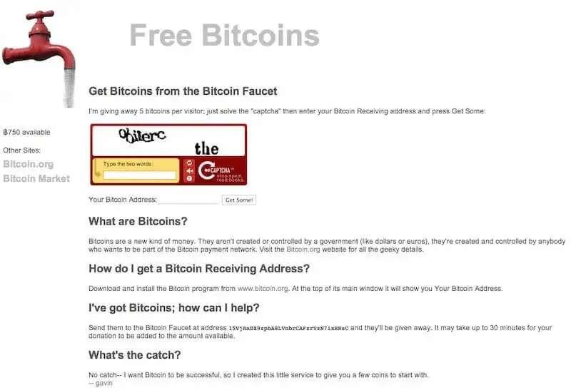 2010 anyone could have 5 Bitcoin…