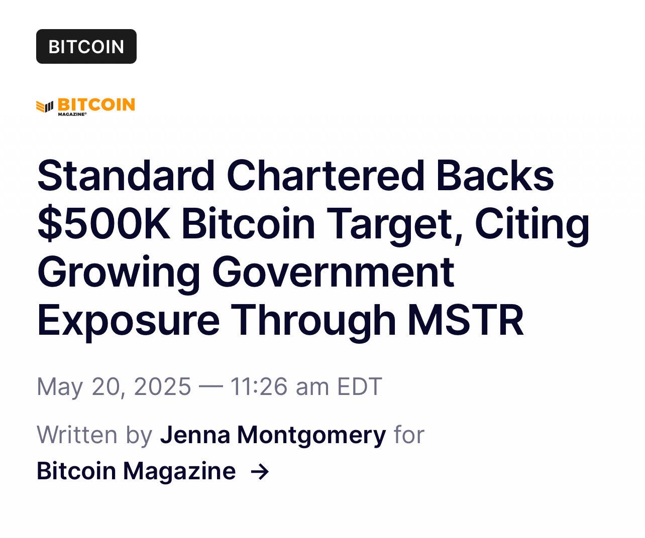BREAKING: Standard Chartered Bank says SEC…