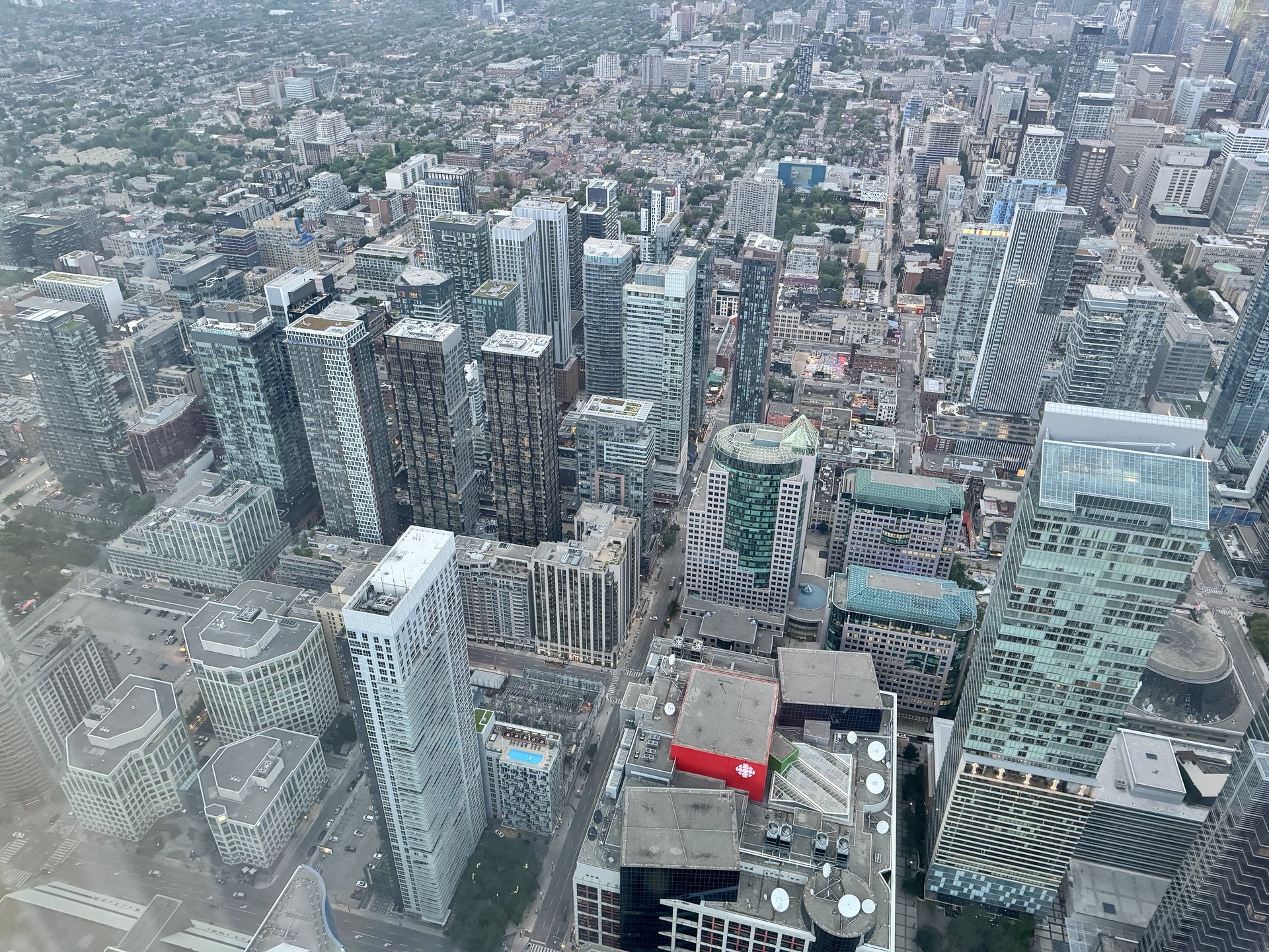 View from the top of CN…