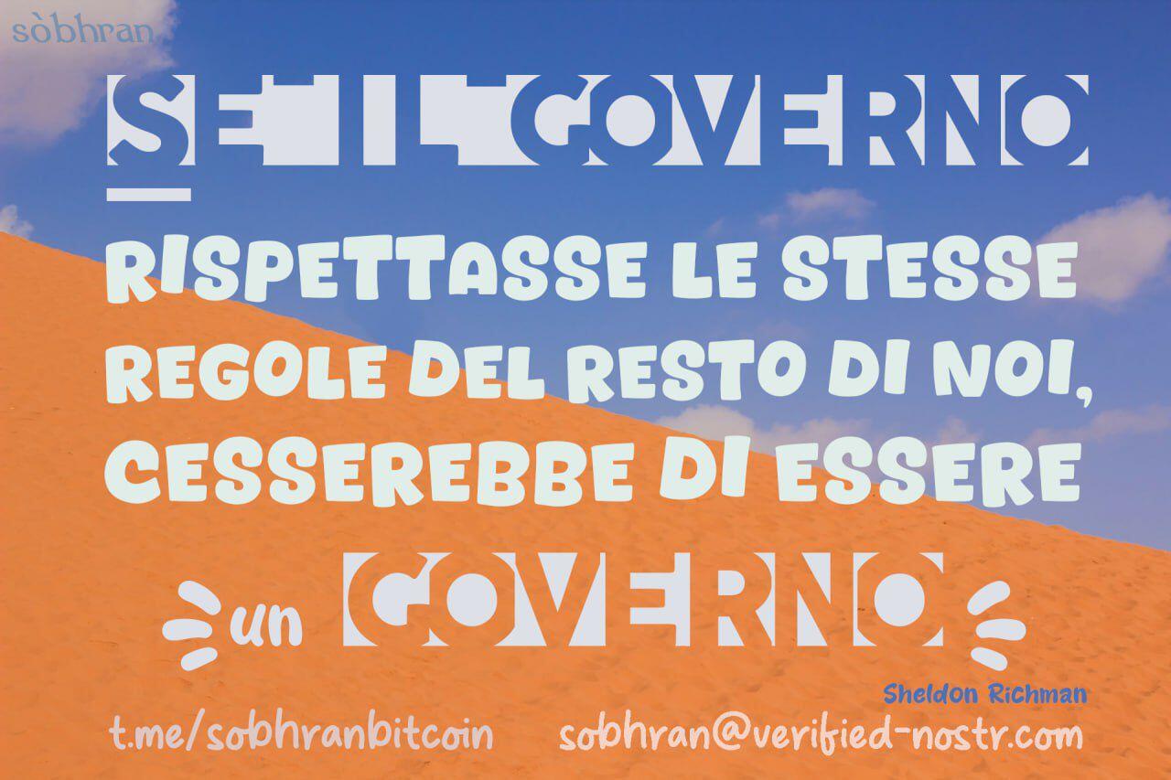 Se il governo rispettasse le stesse…