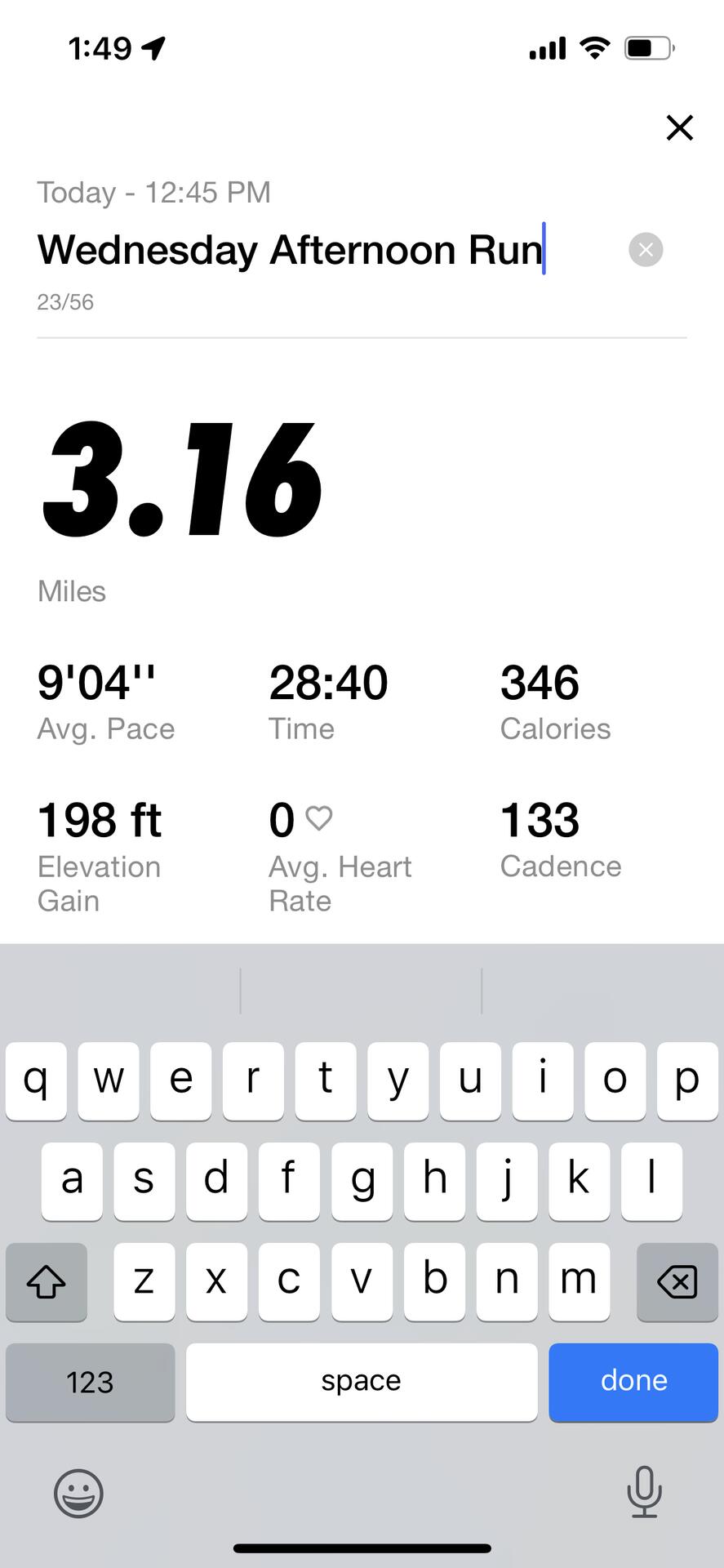 #runstr for lunch, and now it’…