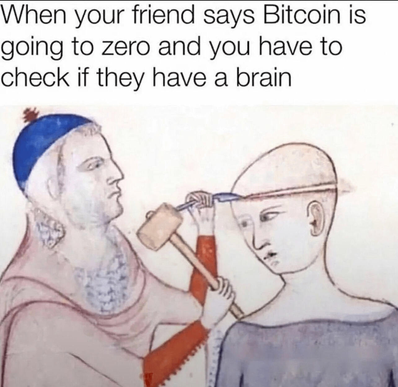 #Bitcoin brain check.