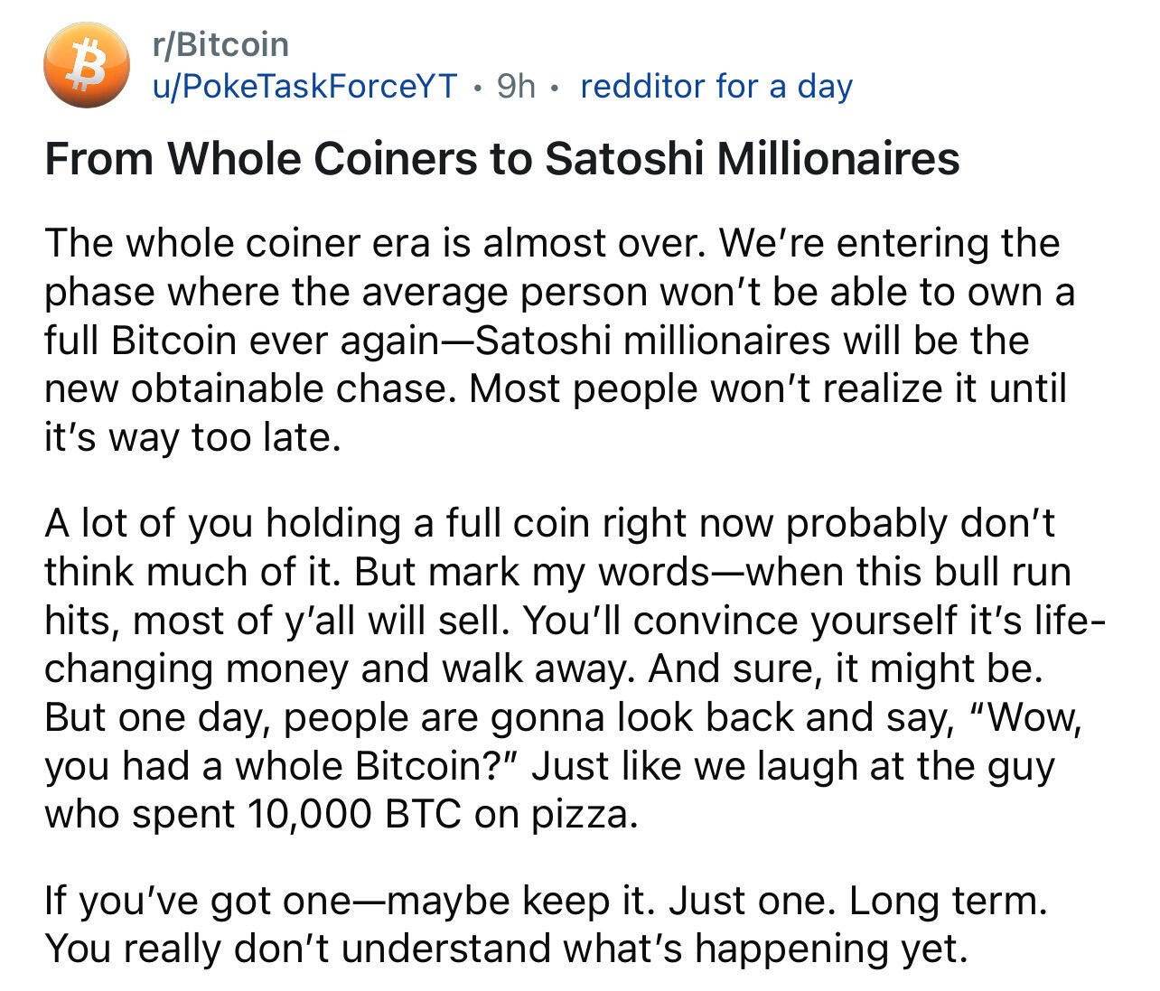 One day, people will talk about…