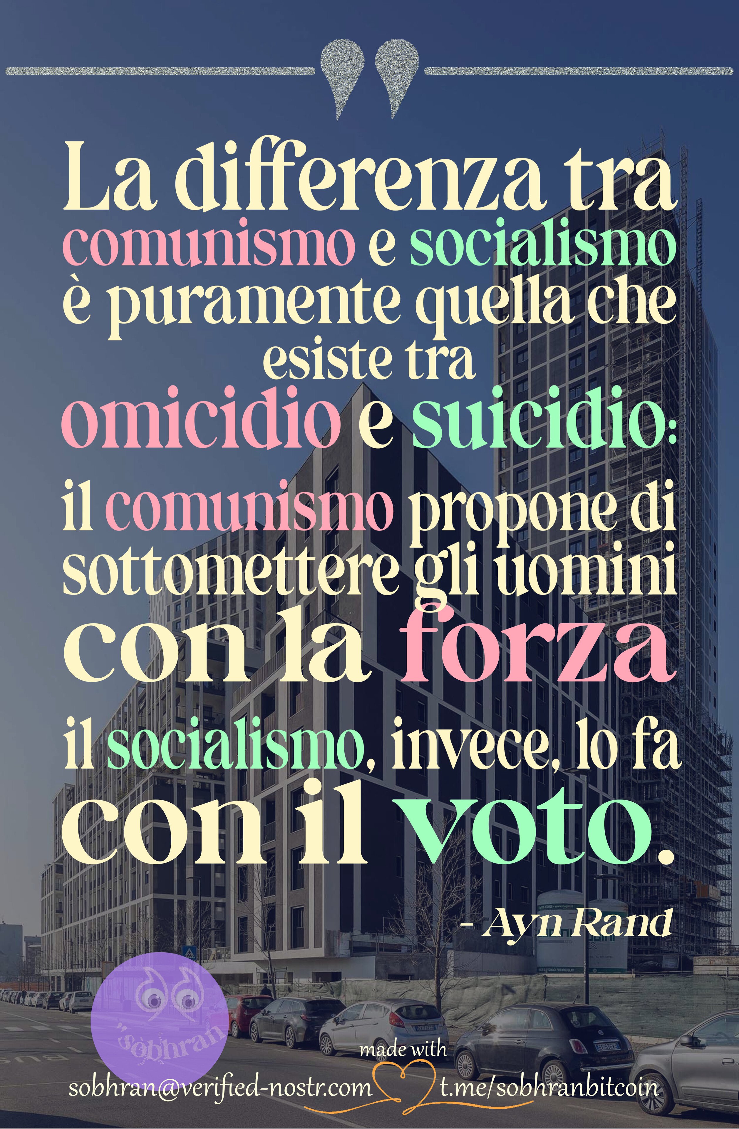 La differenza tra #comunismo e #socialismo…