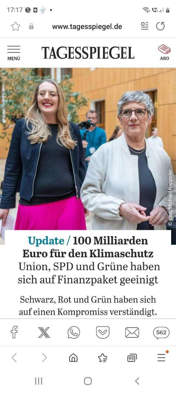 Die grüne Seuche zeigt wieder mal,…