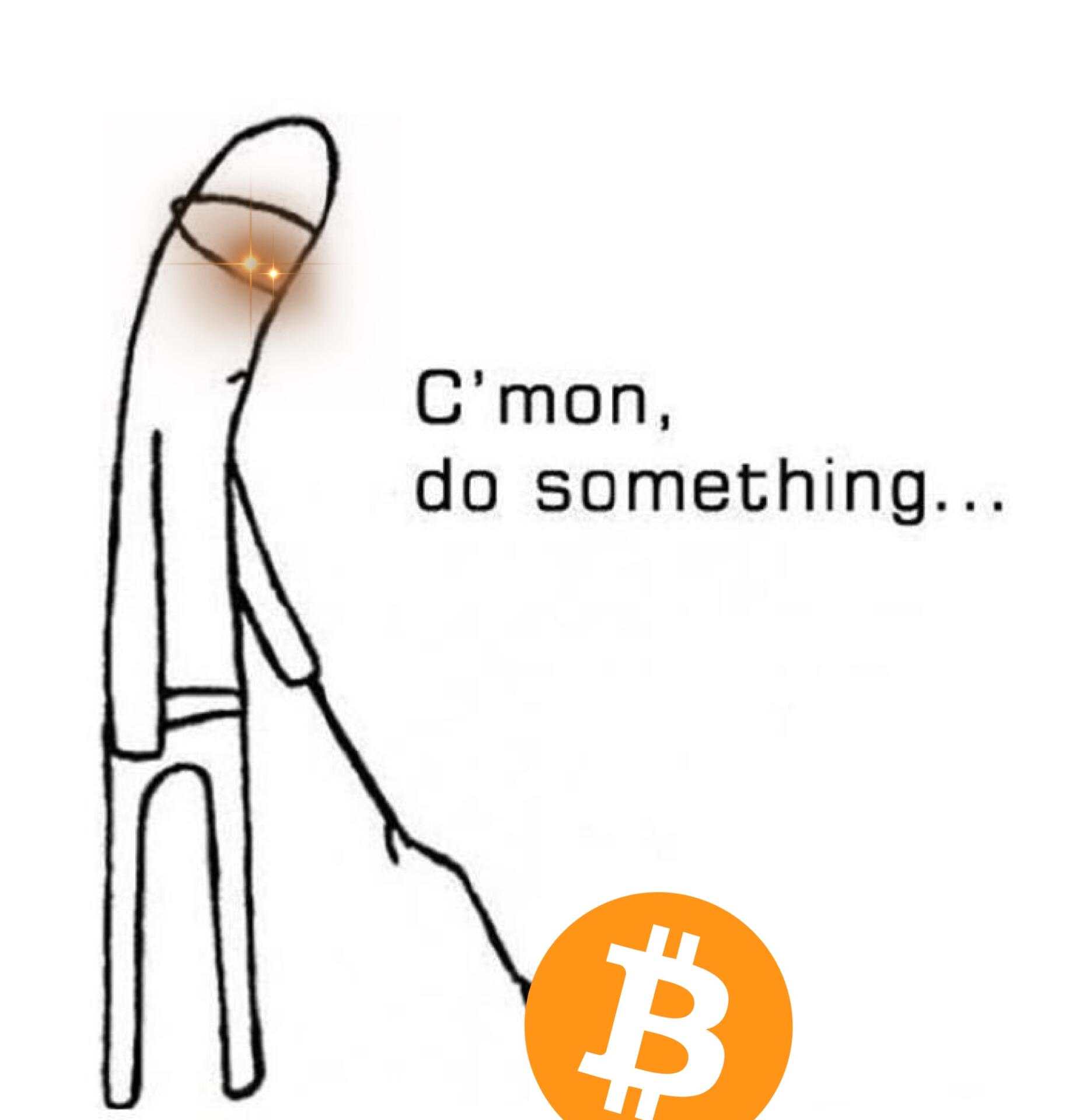 C’mon, do something … #Bitcoin