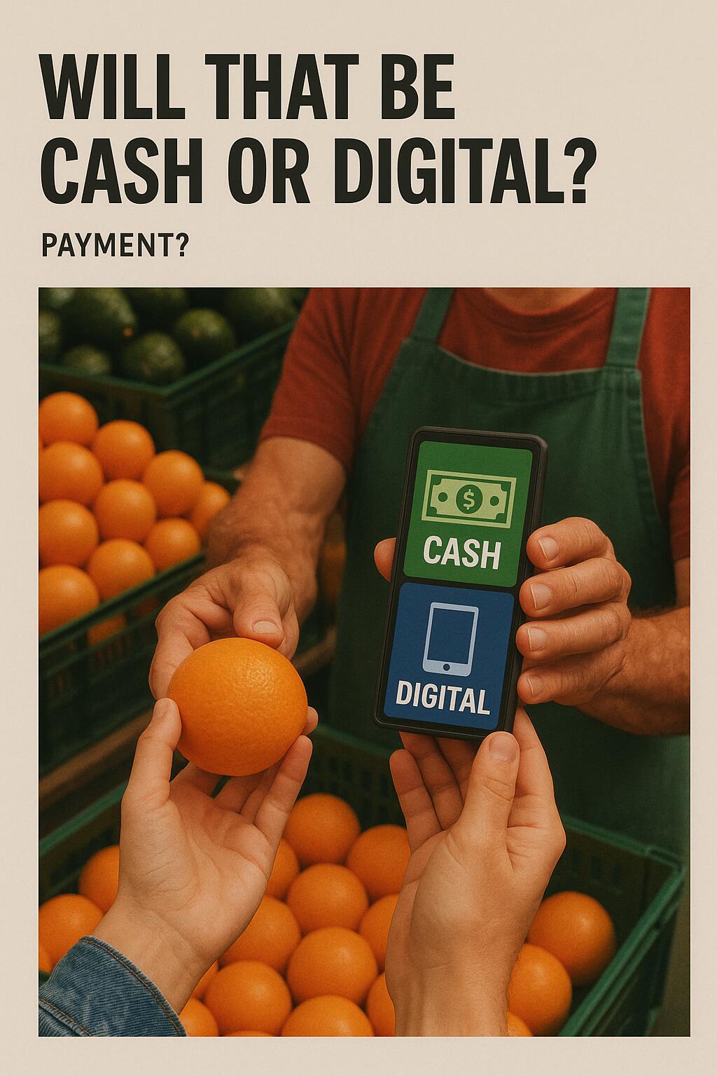 Buying an orange with more simplification.…