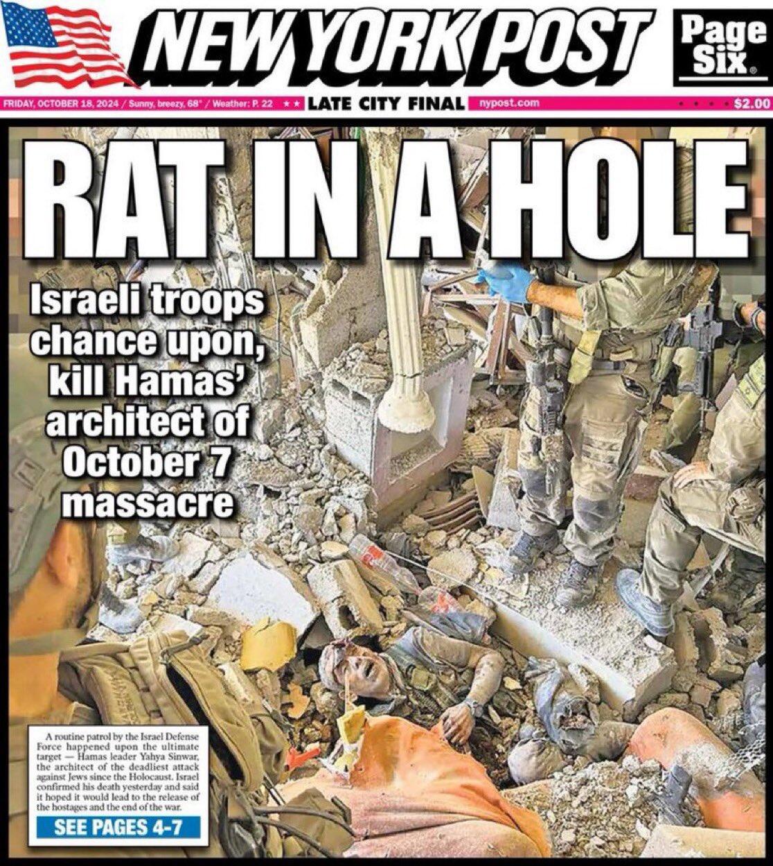 Today's cover of the New…