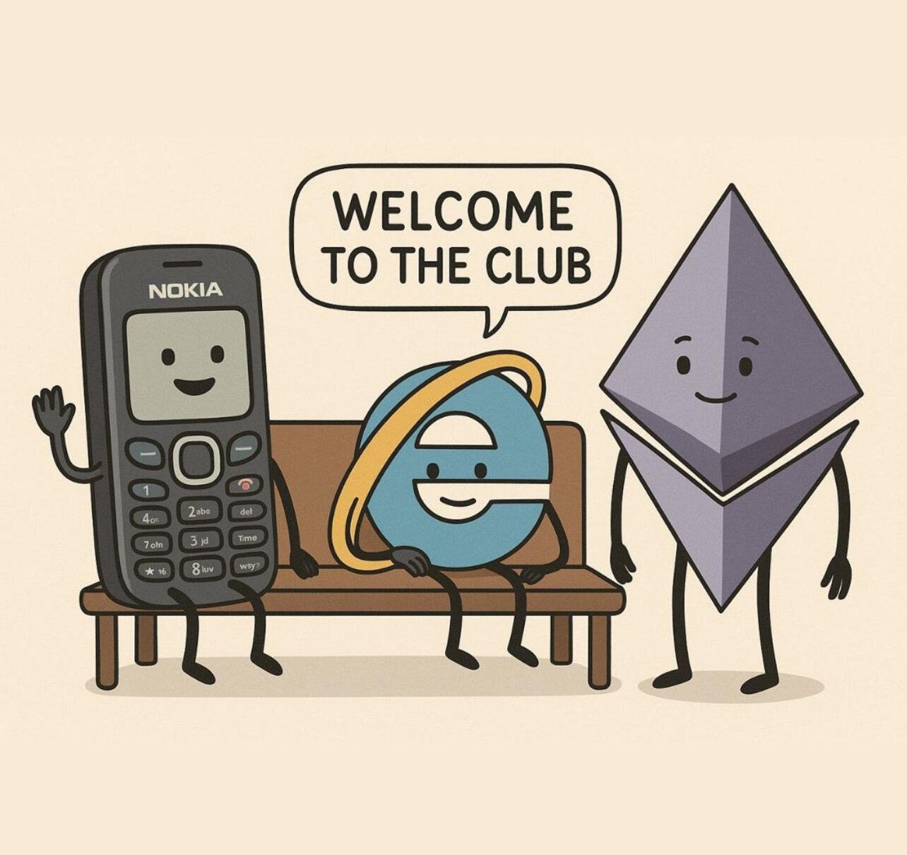 Welcome to the club. #Ethereum