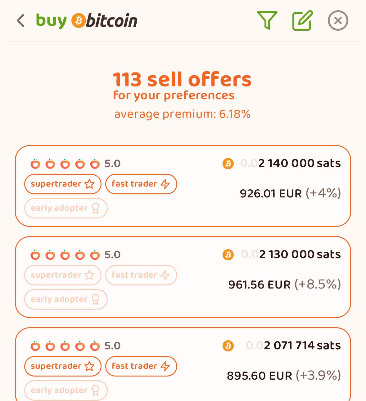 Sorted by: highest KYC-FREE amount…