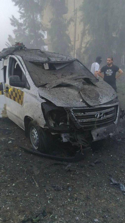 Earlier today, a car bomb struck…
