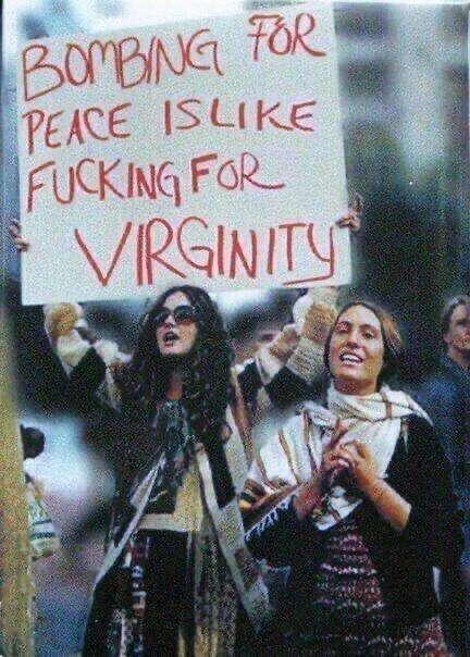 The legendary hippie motto - “Bombing for…