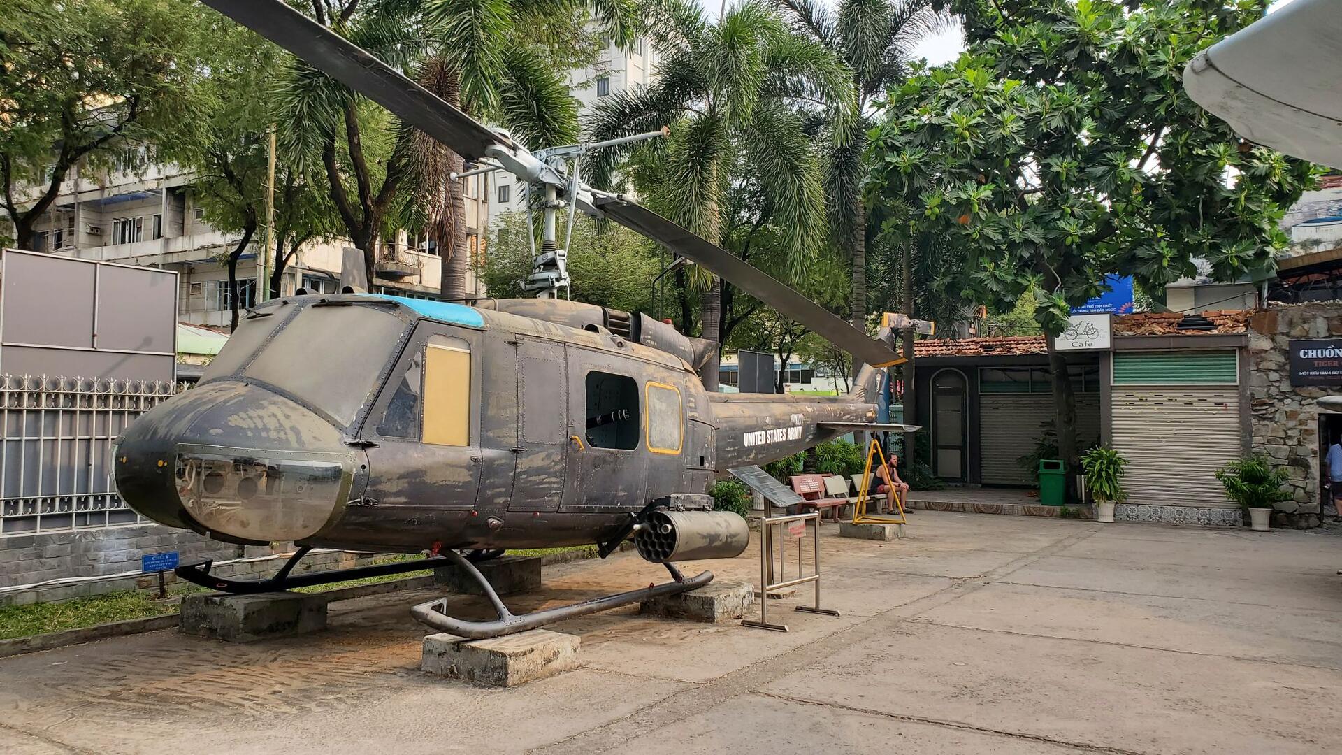 Captured Huey in Ho Chi Minh…