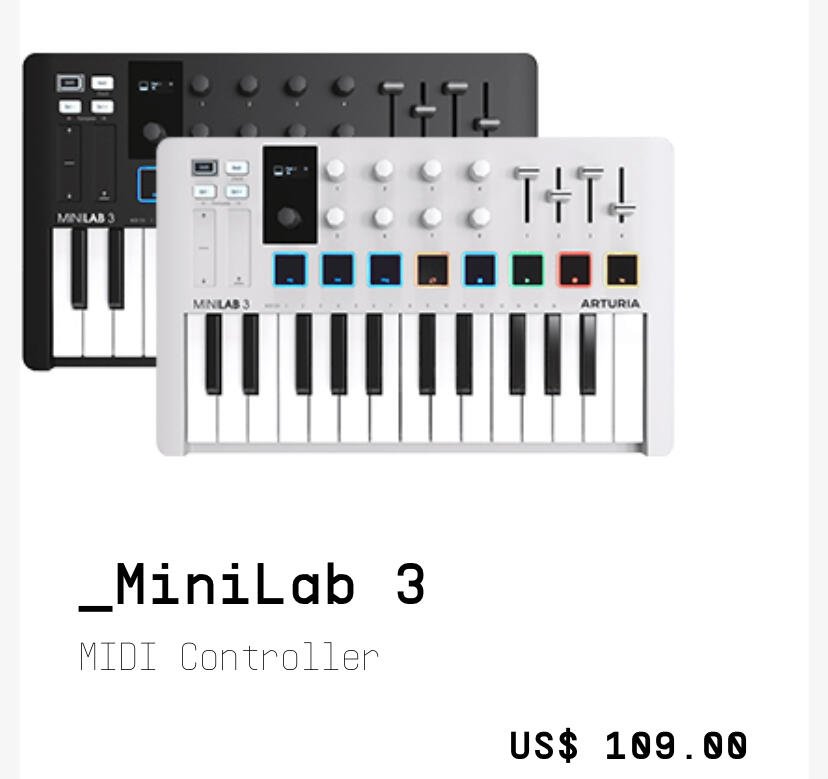 Anyone have the Arturia Minilab 3?…