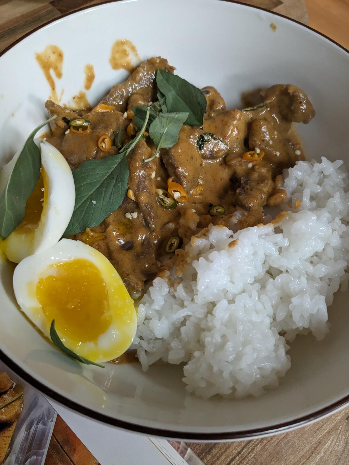 Beef curry in a Sweet Peanut Sauce