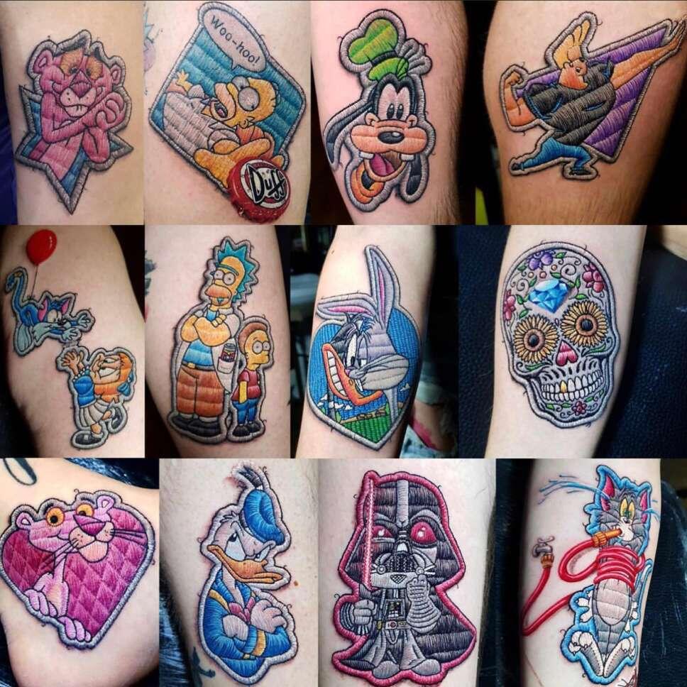 #Tattoo Patch style