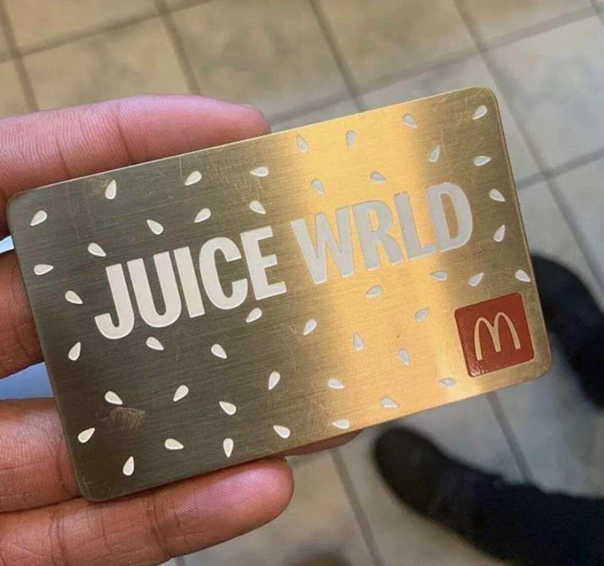 The McDonald's Gold Card, which…