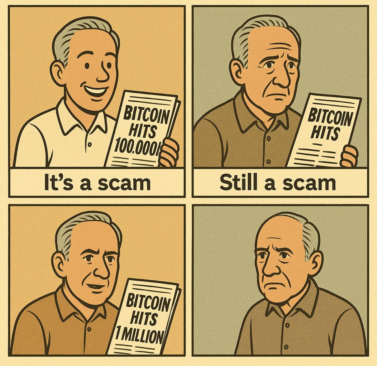 They never change the #Bitcoin script…
