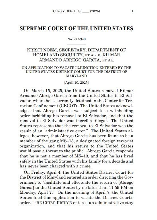 The U.S. Supreme Court tonight…