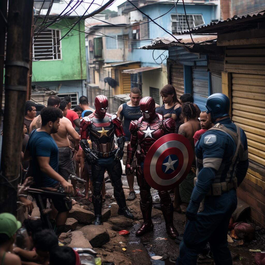 avengers fighting drug cartel in a…