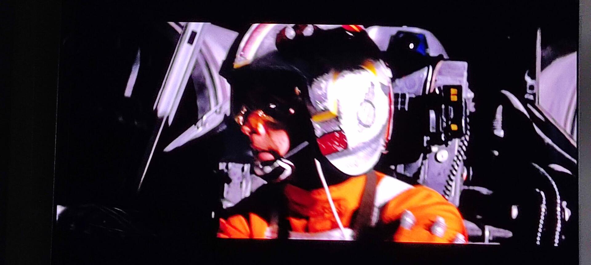 Watching Star Wars. Red 5 Standing…