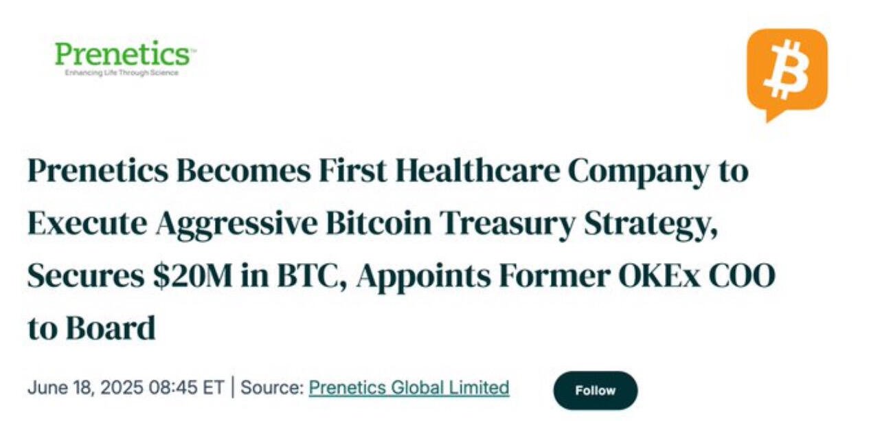 BREAKING: Prenetics Makes History with $20M…