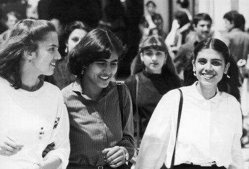 Afghan female students in Kabul, 1975