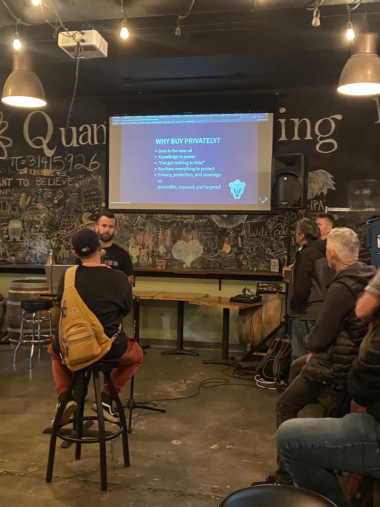 @Corey San Diego presenting on Bisq