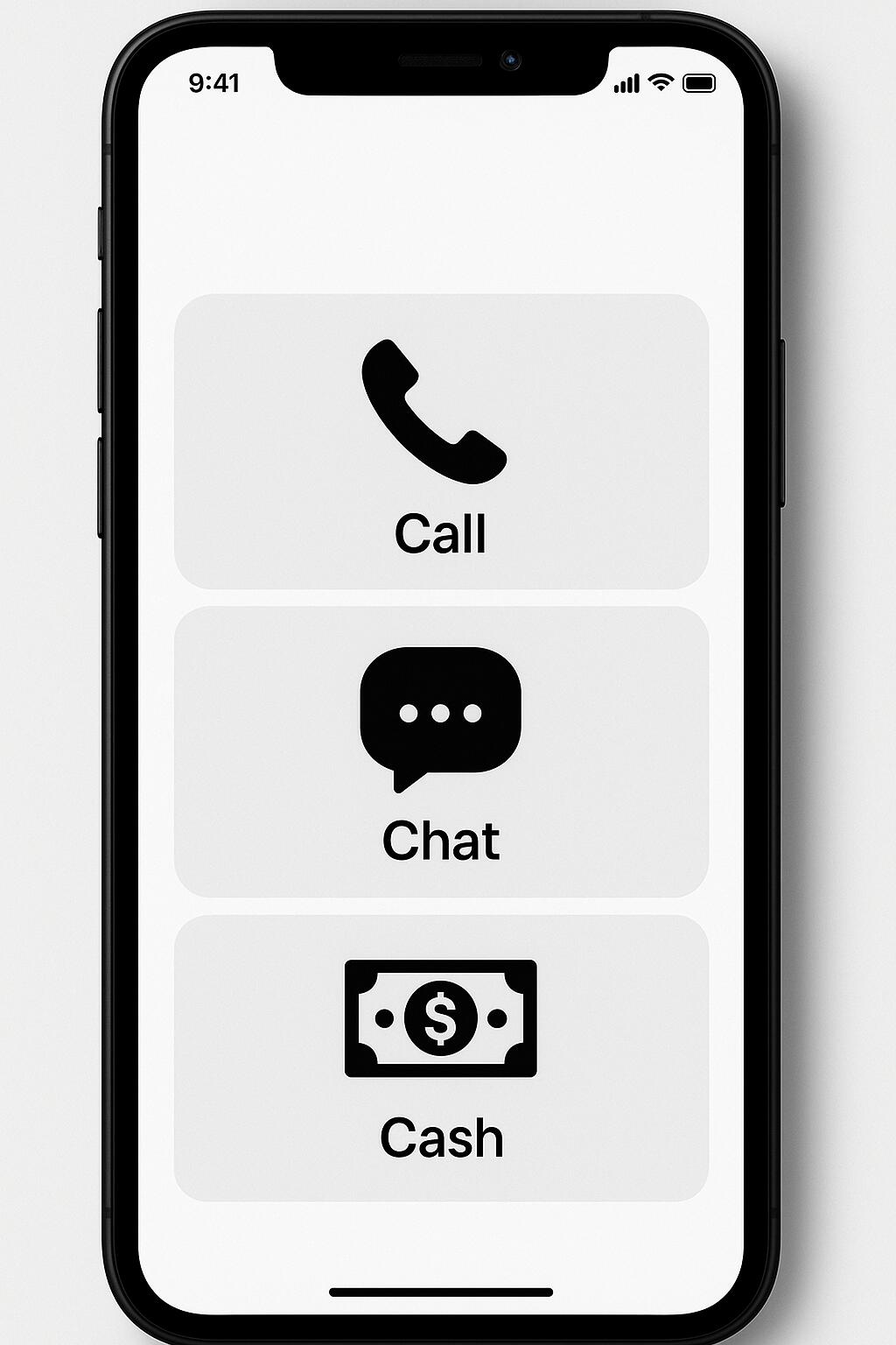 Grandma-friendly app.