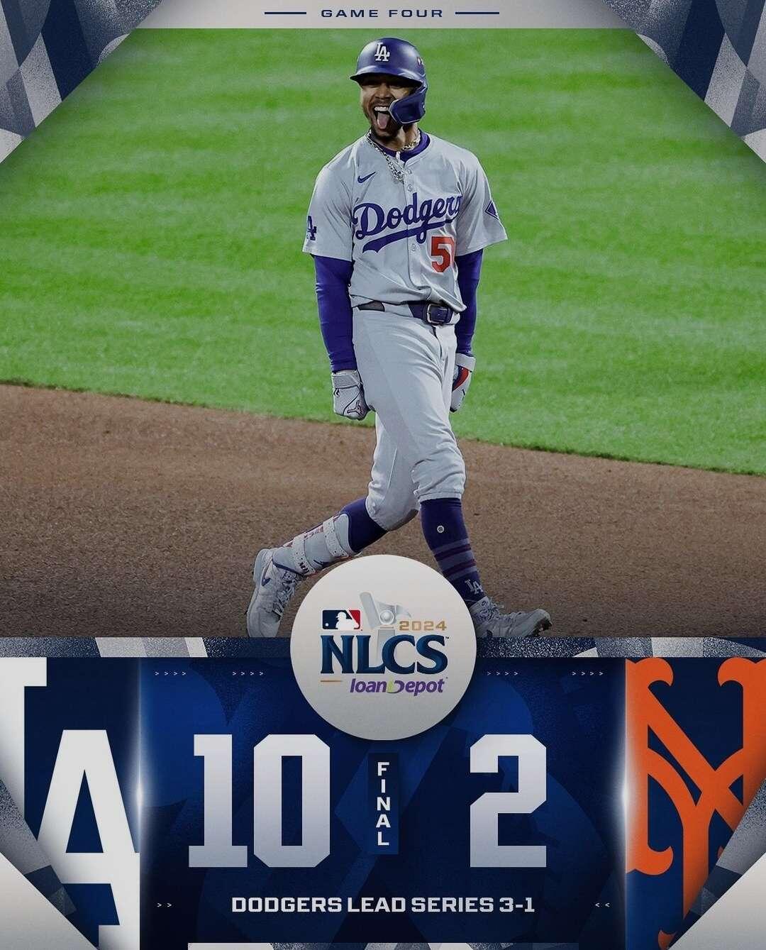 Dodgers now 1 game away from…