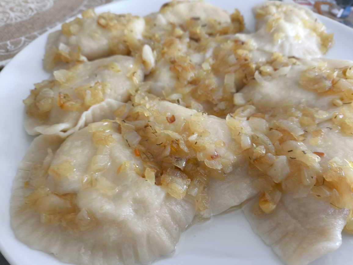 Lunch time. Home made perogi.  #foodstr