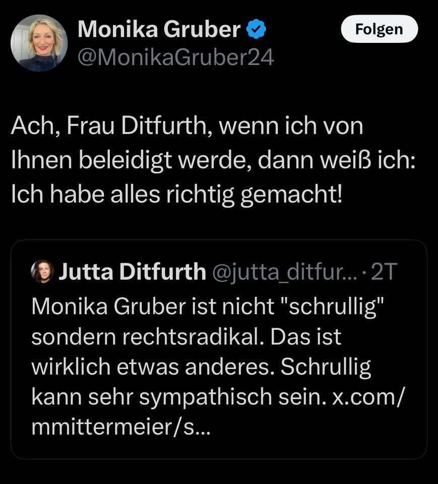 Ist die Aussage von der Grünen…