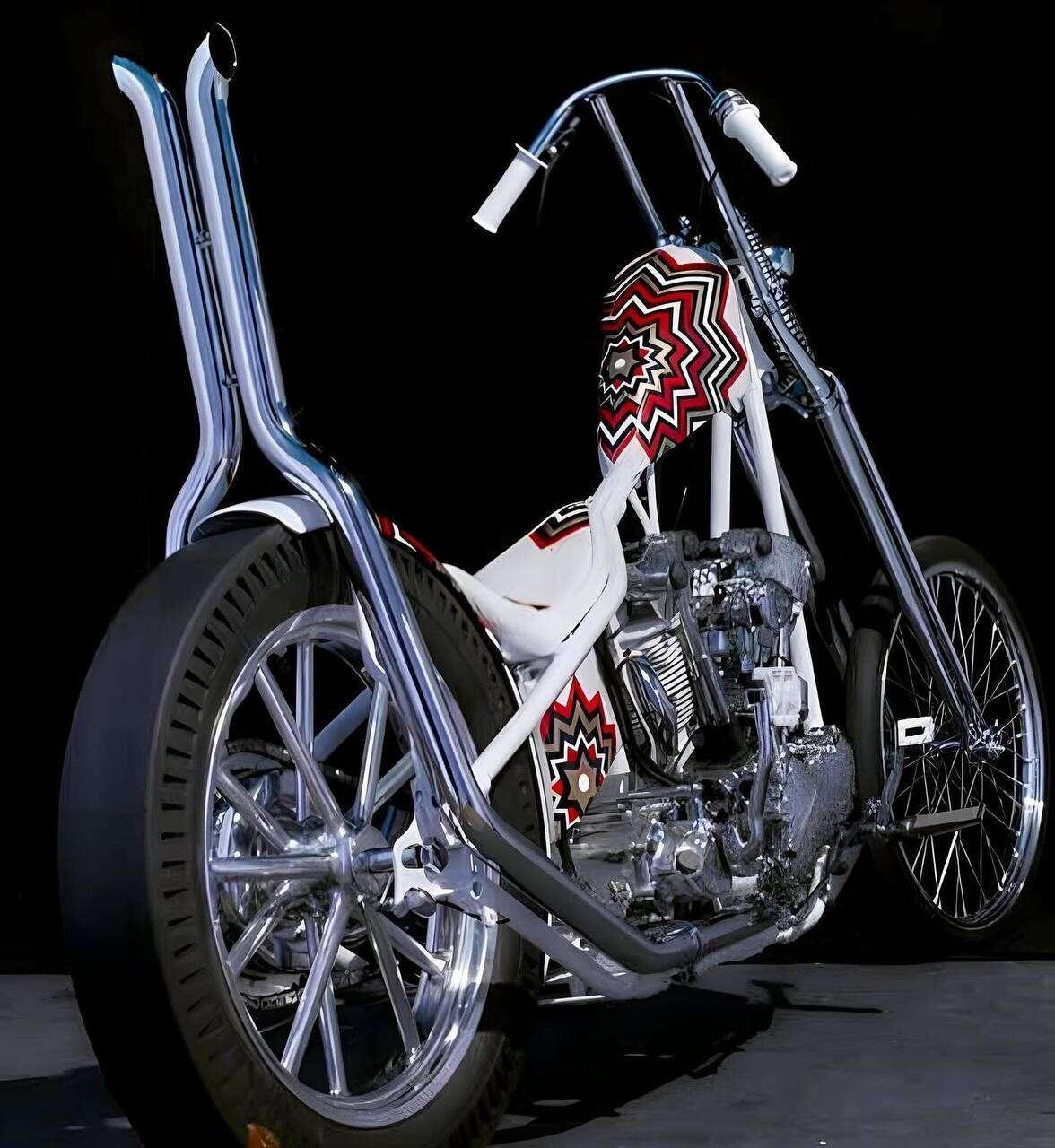 #bike #biker #rocker #custom #chopper #motorbike…